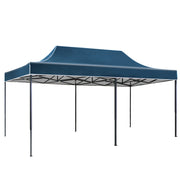 Instahut Gazebo Pop Up Marquee 3x6 Outdoor Tent Folding Wedding Gazebos Navy - Outbackers