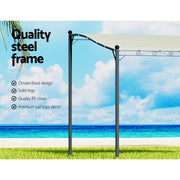 Instahut Gazebo 3m Party Marquee Outdoor Event Wedding Tent Iron Art Canopy - Outbackers