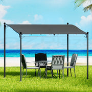Instahut Gazebo 3m Party Marquee Outdoor Wedding Tent Iron Art Canopy Patio - Outbackers