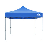 Instahut Gazebo Pop Up Marquee 3x3 Outdoor Wedding Gazebos Base Pod Kit Blue - Outbackers