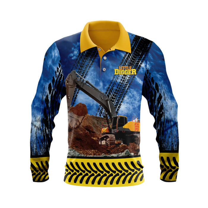 Kids Little Digger Polo Shirts - Outbackers