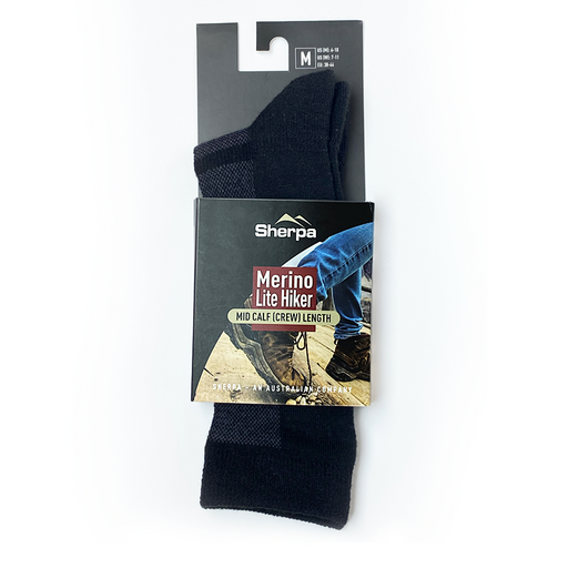 Sherpa Merino Lite Hiker Socks - Outbackers