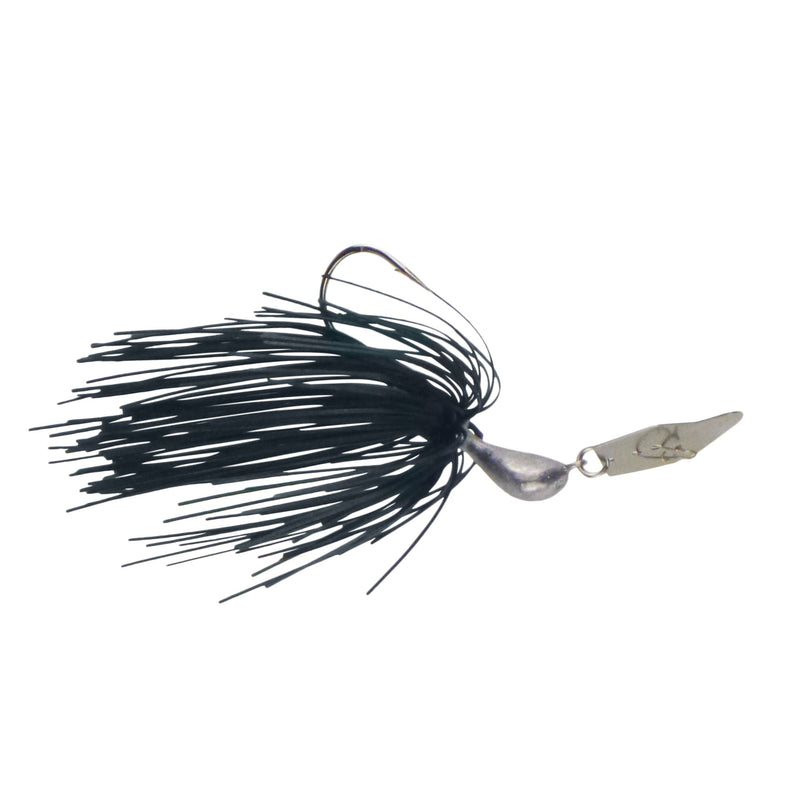 Dekoi 14gm Bladed Swim Jig, Chatterbait, Metallic Seaweed, 2 pack - Outbackers