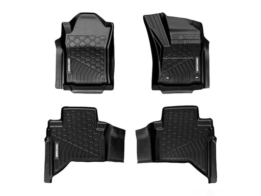 MUDTAMER Full Set Floor Mats for Toyota Hilux 2016+ – Fits Automatic only - Outbackers