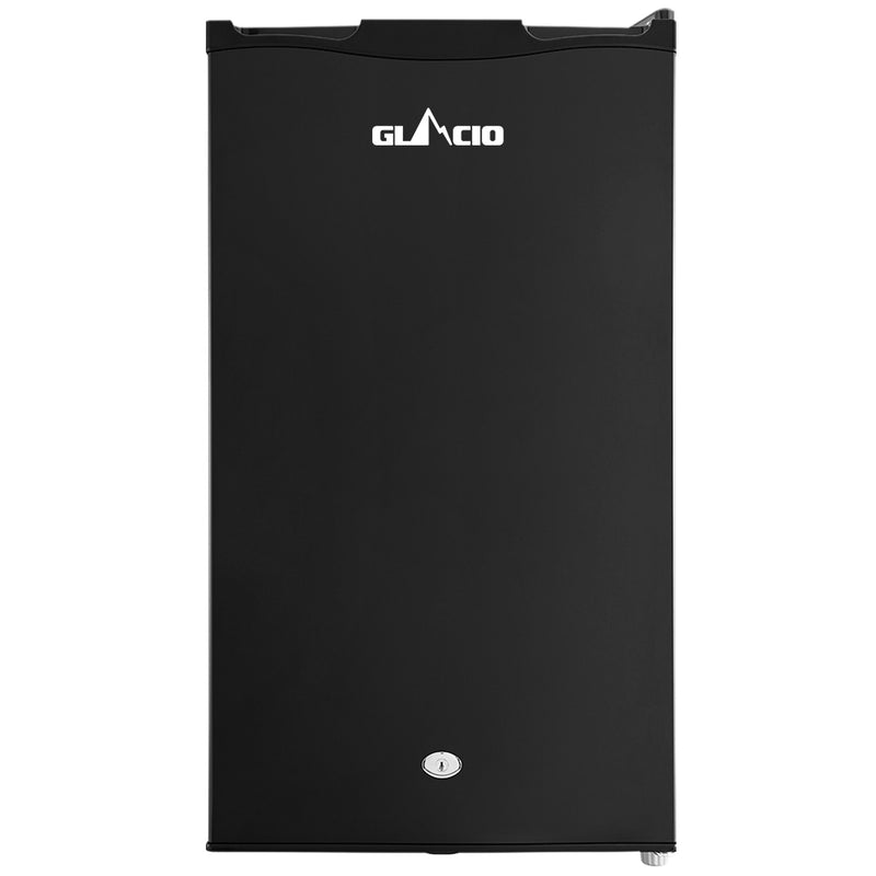 Glacio 95L Portable Fridge Bar Freezer Cooler Upright 12V/24V/240V Caravan 4WD Car Camping Black - Outbackers