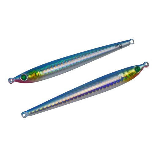 Finesse Pencil Jig, 40gm, Blue Flash, 2 pack - Outbackers