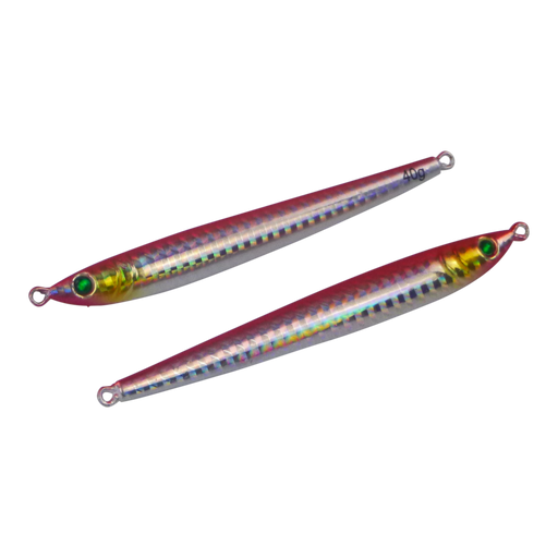 Finesse Pencil Jig, 40gm, Magenta Silver, 2 pack - Outbackers