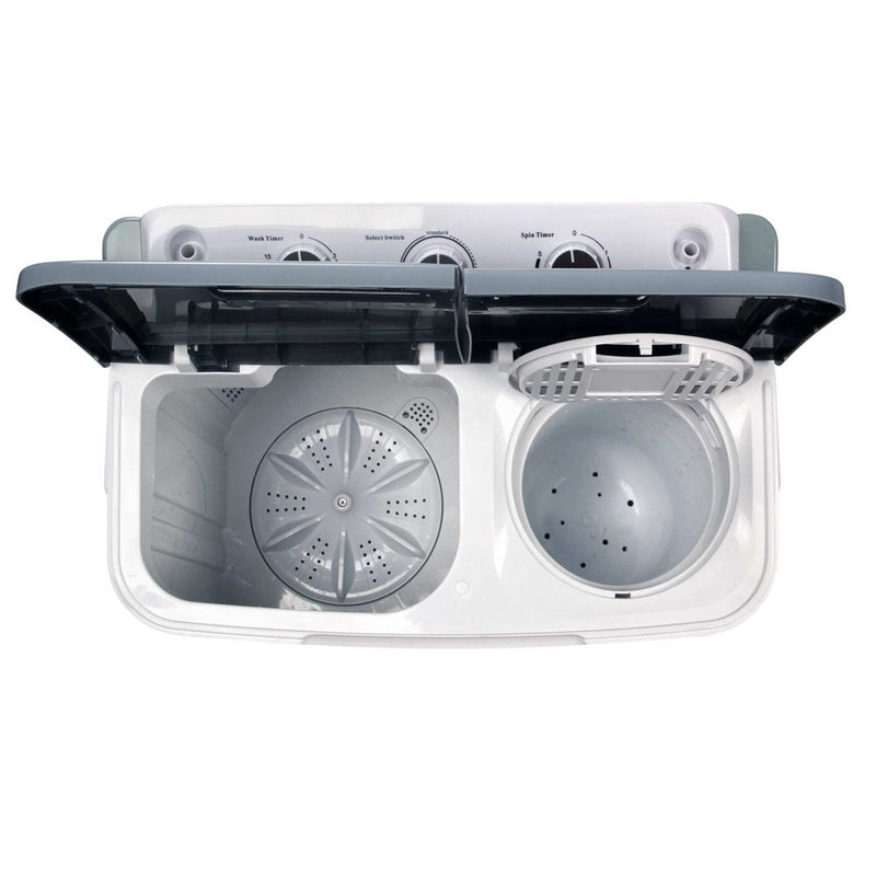 Devanti 5KG Mini Portable Washing Machine - White - Outbackers