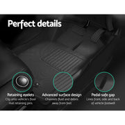 Weisshorn Car Floor Mats Rubber Fits Ford Ranger PX PX2 PX3 Dual Cab 2011-2022 3D - Outbackers