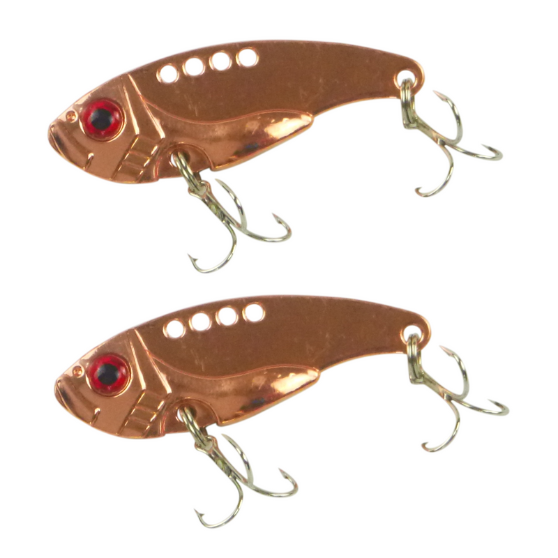 Finesse Metal Blade, Red Gold 55mm, 2 Pack - Outbackers