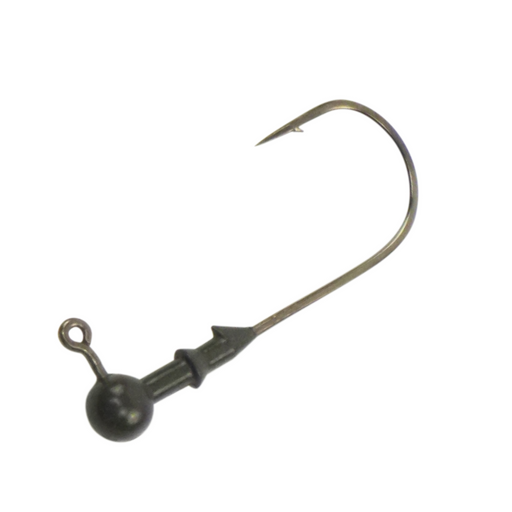 Vike 1/4 oz Round Jig Head with a Size 2/0 Hook Tungsten, 2 pack - Outbackers