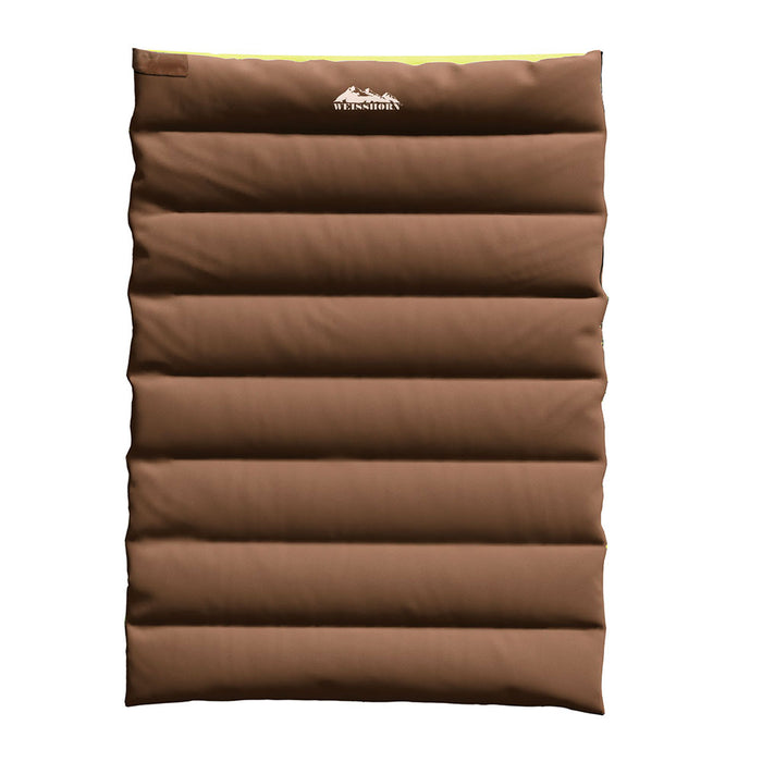 Weisshorn Sleeping Bag Double Bags Thermal Camping Hiking Tent Brown -5°C - Outbackers