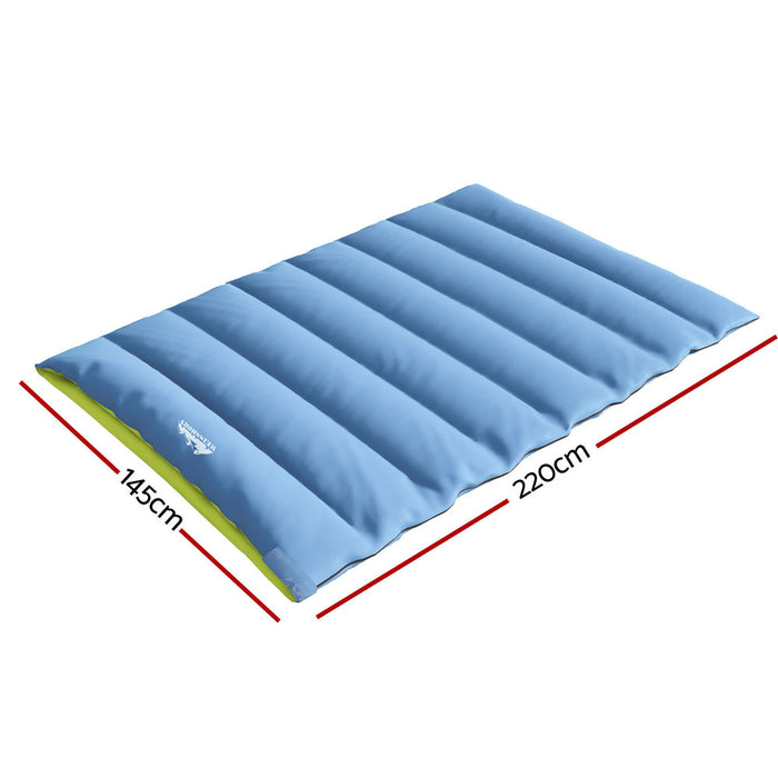 Weisshorn Sleeping Bag Double Bags Thermal Camping Hiking Tent Grey -5°C - Outbackers