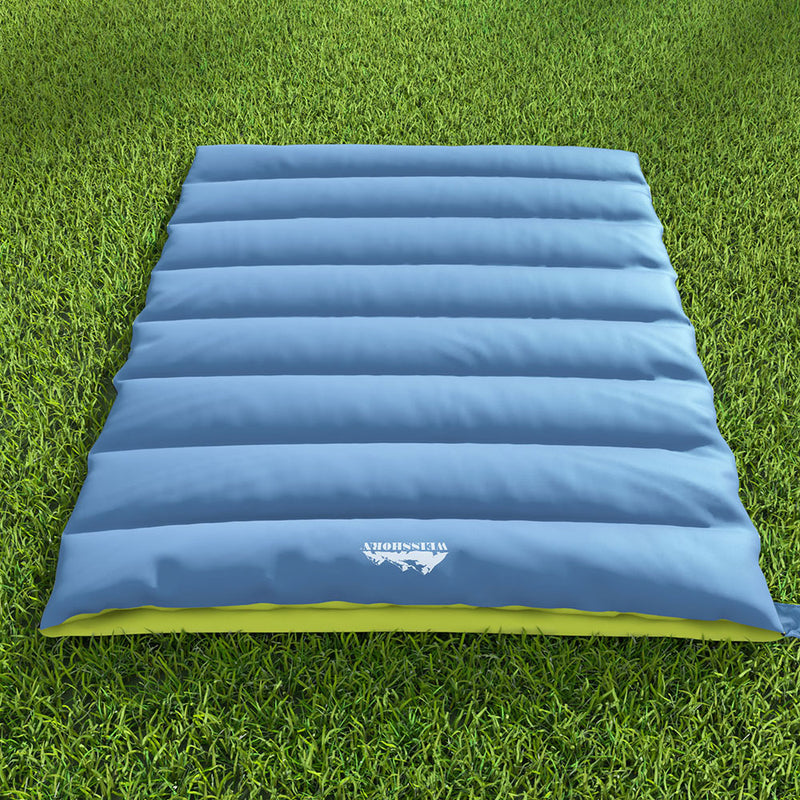 Weisshorn Sleeping Bag Double Bags Thermal Camping Hiking Tent Grey -5°C - Outbackers