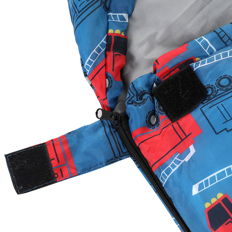 Weisshorn Sleeping Bag Kids Single Bags 180cm Thermal Camping Hiking Blue - Outbackers