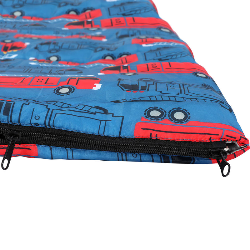 Weisshorn Sleeping Bag Kids Single Bags 180cm Thermal Camping Hiking Blue - Outbackers