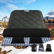 Weisshorn Sleeping Bag Camping Hiking Tent Outdoor Comfort 5 Degree Grey - Outbackers