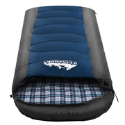 Weisshorn Sleeping Bag Camping Hiking Tent Winter Outdoor Comfort 0 Degree Navy - Outbackers