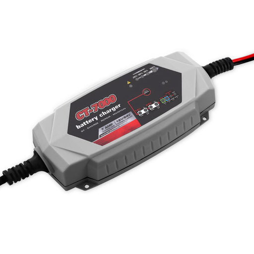 Smart Battery Charger 7A 12V 24V Automatic SLA AGM Car Truck Boat Motorcycle Caravan - Outbackers