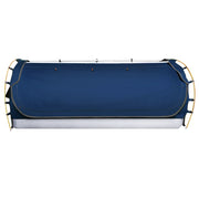 Weisshorn Swag King Single Camping Canvas Free Standing Swags Blue Dome Tent - Outbackers