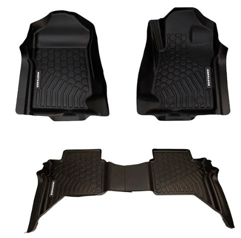 MUDTAMER Full Set Floor Mats for Mazda BT-50 2011 to 2020 - Outbackers