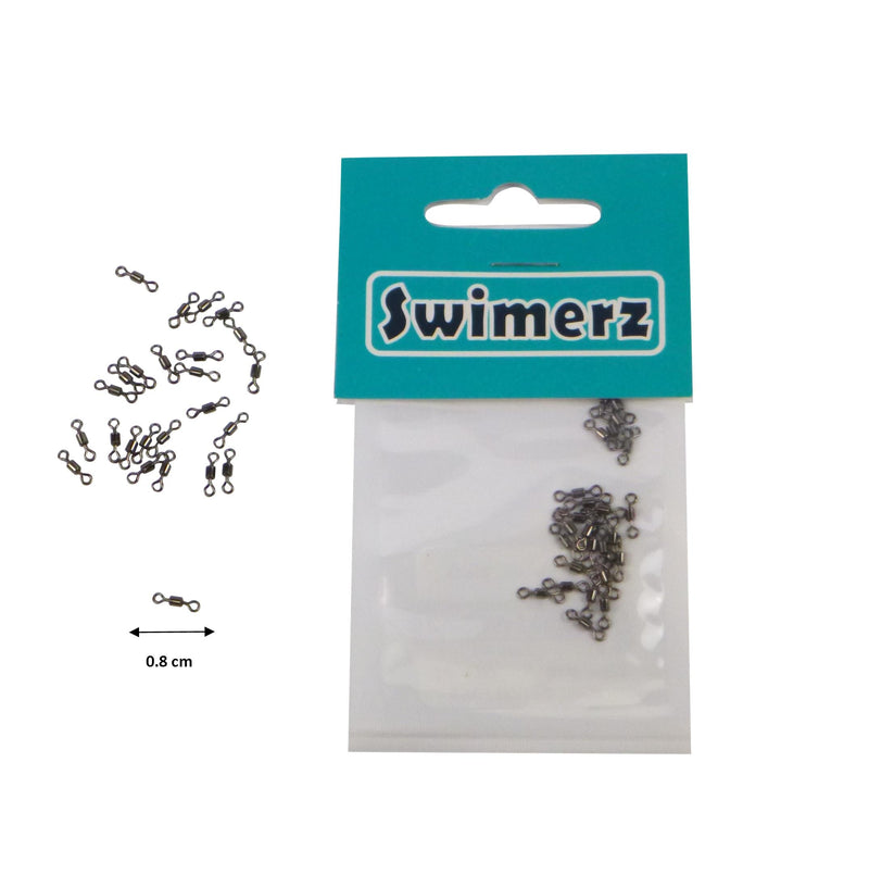Swimerz Rolling Swivels, Size 12, 25 pack - Outbackers