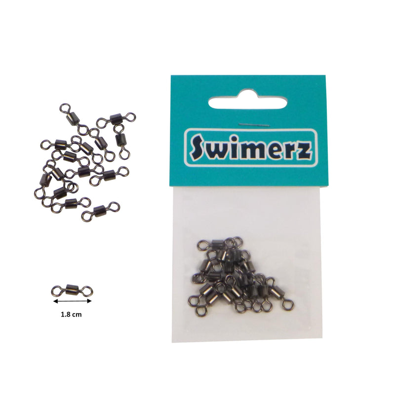 Swimerz Rolling Swivels, Size 2, 15 pack - Outbackers