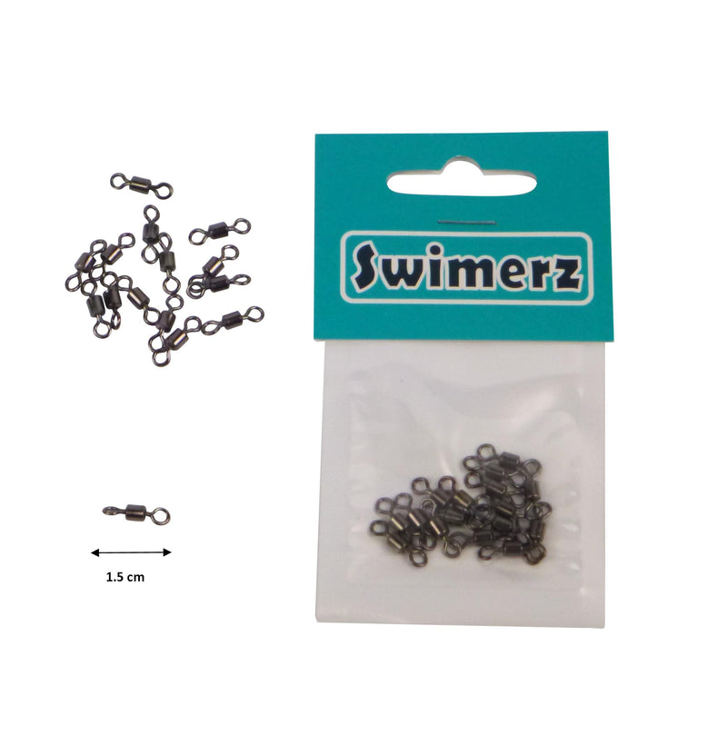 Swimerz Rolling Swivels, Size 4, 15 pack - Outbackers