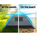 Weisshorn Camping Tent Beach Tents Hiking Sun Shade Shelter Fishing 2-4 Person - Outbackers