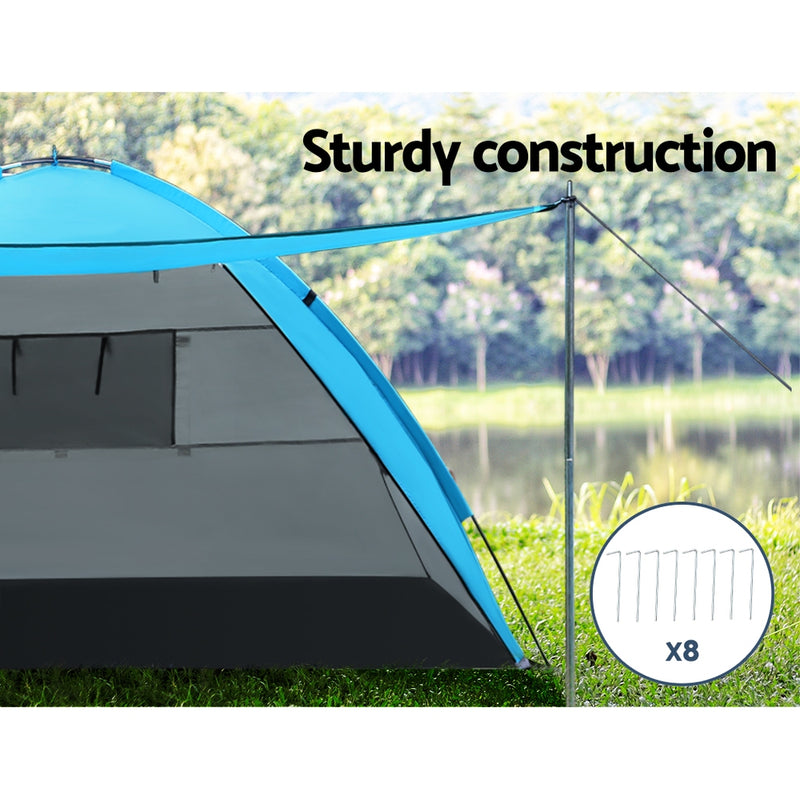 Weisshorn Camping Tent Beach Tents Hiking Sun Shade Shelter Fishing 2-4 Person - Outbackers
