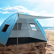 Weisshorn Camping Tent Beach Tents Hiking Sun Shade Shelter Fishing 2-4 Person - Outbackers