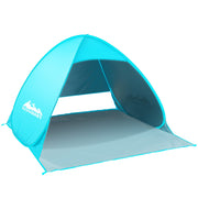 Weisshorn Pop Up Beach Tent Camping Hiking 3 Person Sun Shade Fishing Shelter - Outbackers