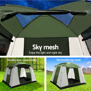 Weisshorn Camping Tent 6 Person Tents Family Hiking Dome - Outbackers