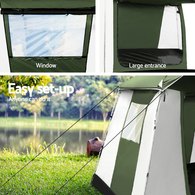 Weisshorn Camping Tent 6 Person Tents Family Hiking Dome - Outbackers