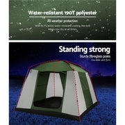 Weisshorn Camping Tent 6 Person Tents Family Hiking Dome - Outbackers