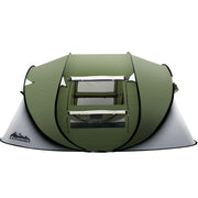 Weisshorn Instant Up Camping Tent 4-5 Person Pop up Tents Family Hiking Beach Dome - Outbackers