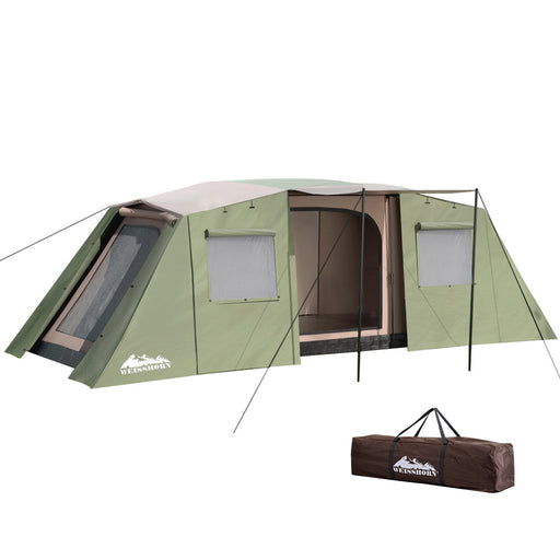 Weisshorn Camping Tent 10 Person Instant Up Tents Outdoor Family Hiking 3 Rooms - Outbackers
