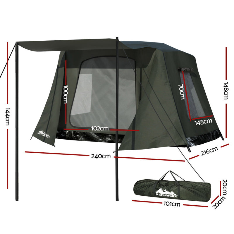 Weisshorn Camping Tent Instant Up 2-3 Person Tents Outdoor Hiking Shelter - Outbackers