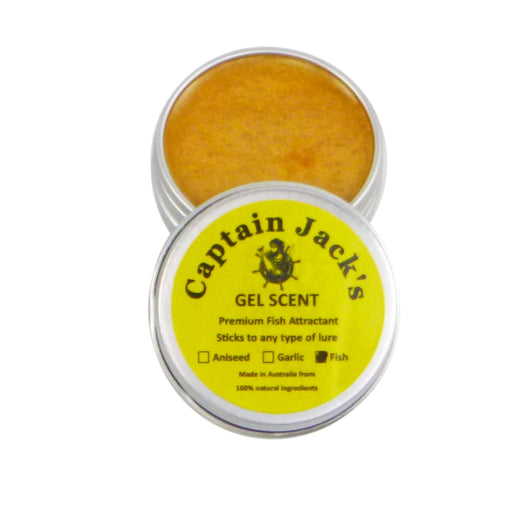 Captain Jack's Gel Scent - Fish, 15 gm Tin - Outbackers