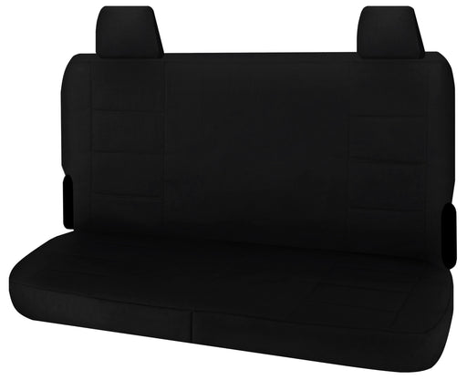 Seat Covers for TOYOTA LANDCRUISER 70 SERIES VDJ 05/2008 - ON DUAL CAB REAR BENCH BLACK ALL TERRAIN - Outbackers