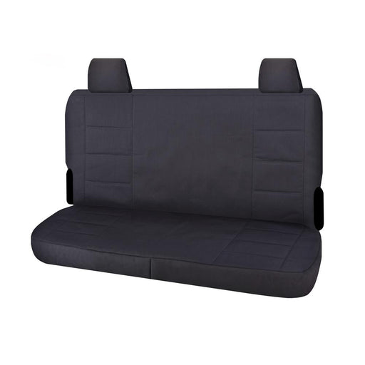 Seat Covers for TOYOTA LANDCRUISER 70 SERIES VDJ 05/2008 - ON DUAL CAB REAR BENCH CHARCOAL ALL TERRAIN - Outbackers
