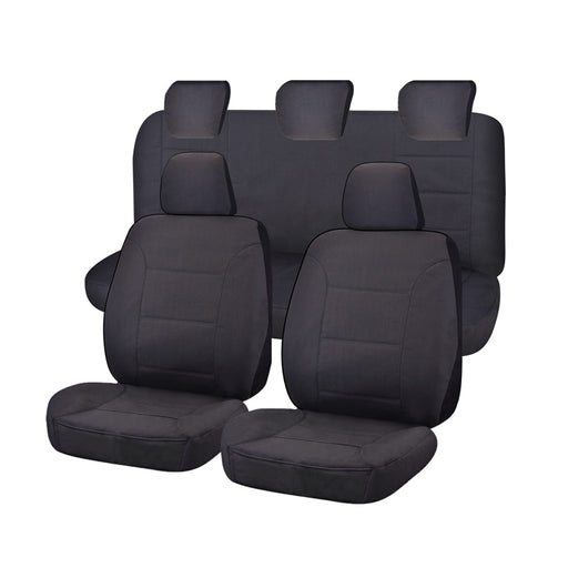 Seat Covers for FORD RANGER PX SERIES 10/2011 - 2015 DUAL CAB FRONT FR CHARCOAL ALL TERRAIN - Outbackers