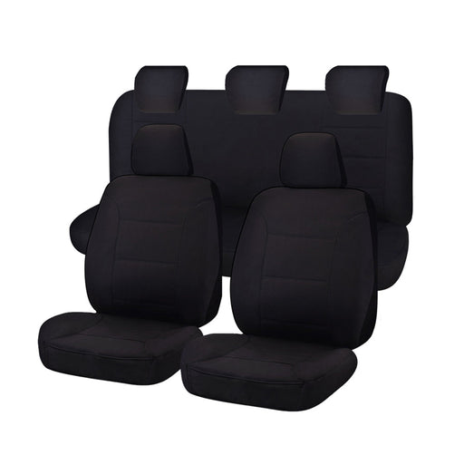 Seat Covers for FORD RANGER PXII SERIES 16/2015 - ON DUAL CAB FR BLACK ALL TERRAIN - Outbackers