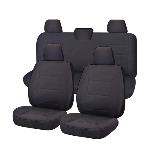Seat Covers for VOLKWAGEN AMAROK 2H SERIES 02/2011 ? ON DUAL CAB FR CHARCOAL CHALLENGER - Outbackers