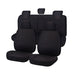 Seat Covers for ISUZU D-MAX 06/2012 - 06/2020 DUAL CAB CHASSIS UTILITY FR BLACK CHALLENGER - Outbackers