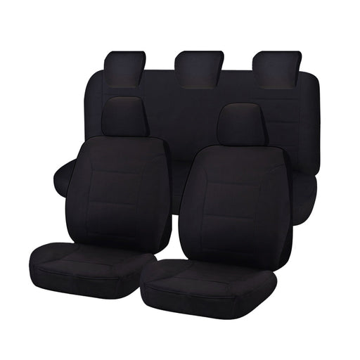 Seat Covers for FORD RANGER PXII SERIES 16/2015 - ON DUAL CAB FR BLACK CHALLENGER - Outbackers