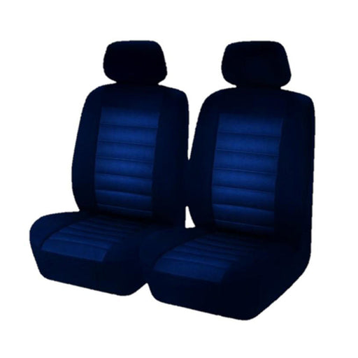 Universal Opulence Front Seat Covers Size 30/35 | Blue - Outbackers