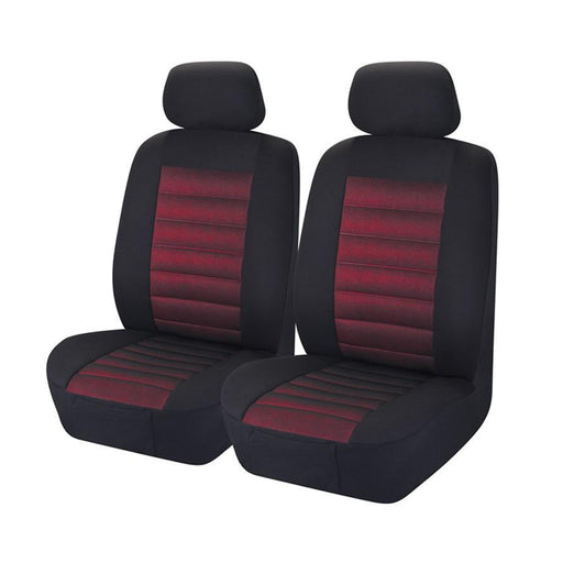 Universal Opulence Front Seat Covers Size 30/35 | Red - Outbackers