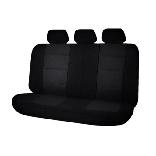 Universal Premium Rear Seat Covers Size 06/08S | Black - Outbackers