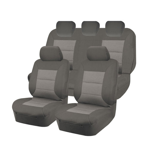 Seat Covers for MAZDA BT-50 B22P/Q-B32P/Q UP SERIES 10/2011 ? 08/2015 DUAL CAB FR GREY PREMIUM - Outbackers